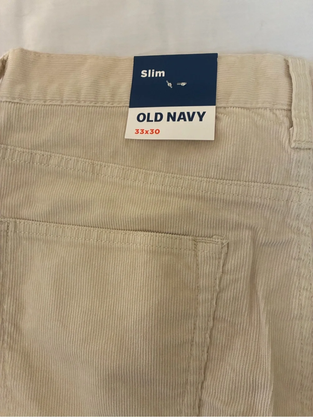 Old Navy Men’s Corduroy Pants in Beige